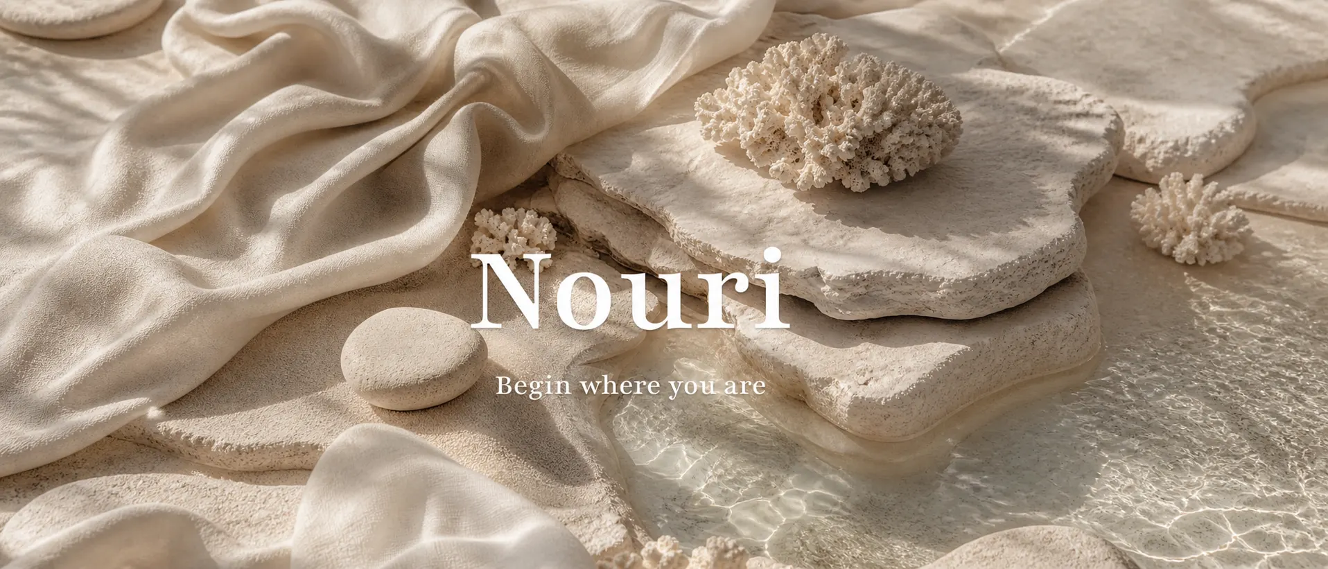 A quiet, sunlit still life reflecting nouri's whole-person care